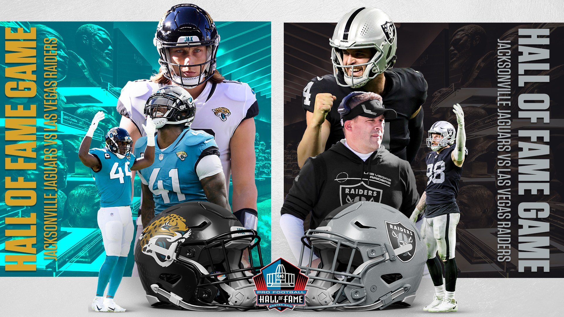Raiders and Jaguars to Face Off in 2022 Hall of Fame Game Pro